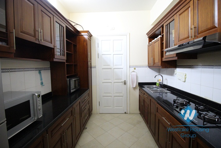 Bright and Fully Furnished Three Bedrooms Apartment for Rent in Ciputra Area